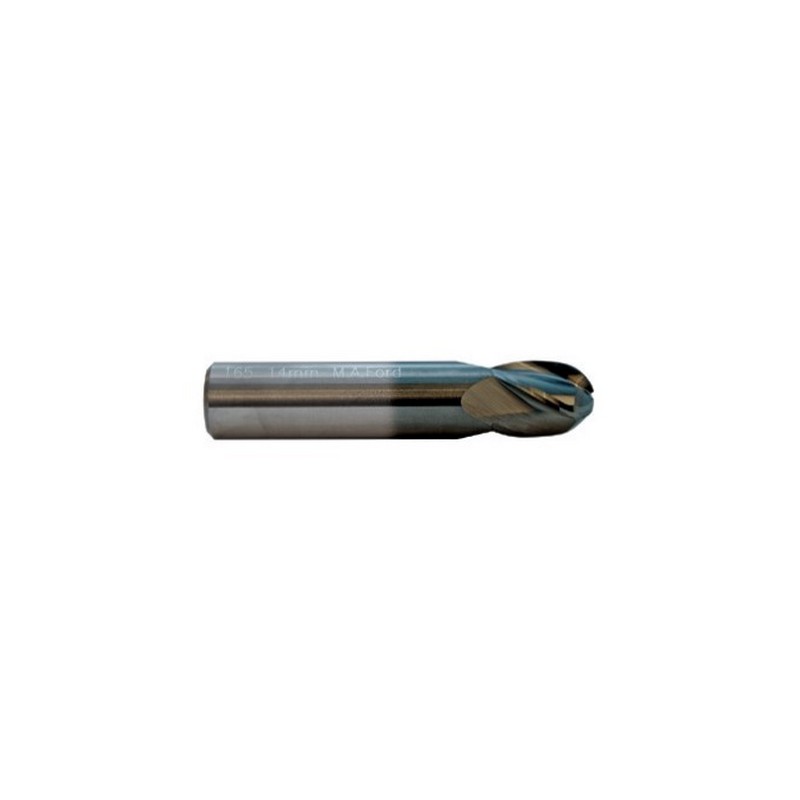 Picture of 6.0 MM 4 FLUTE STUB BALL NOSE END MILL TiAlN